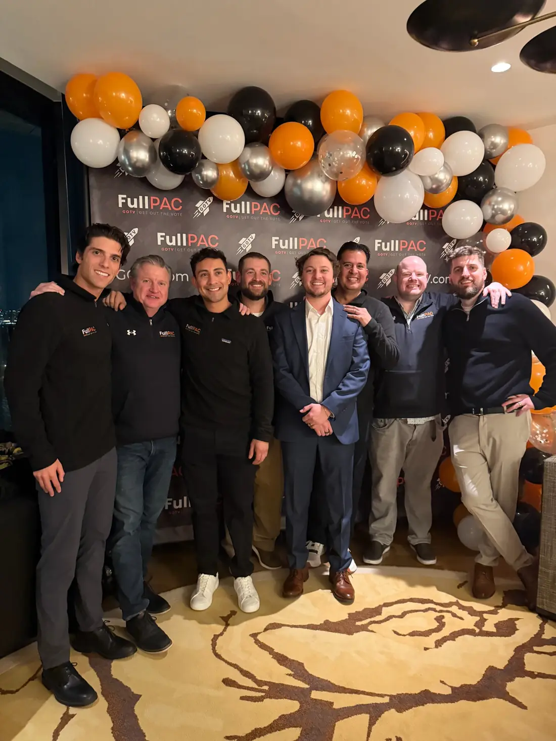 The team at the FullPAC party